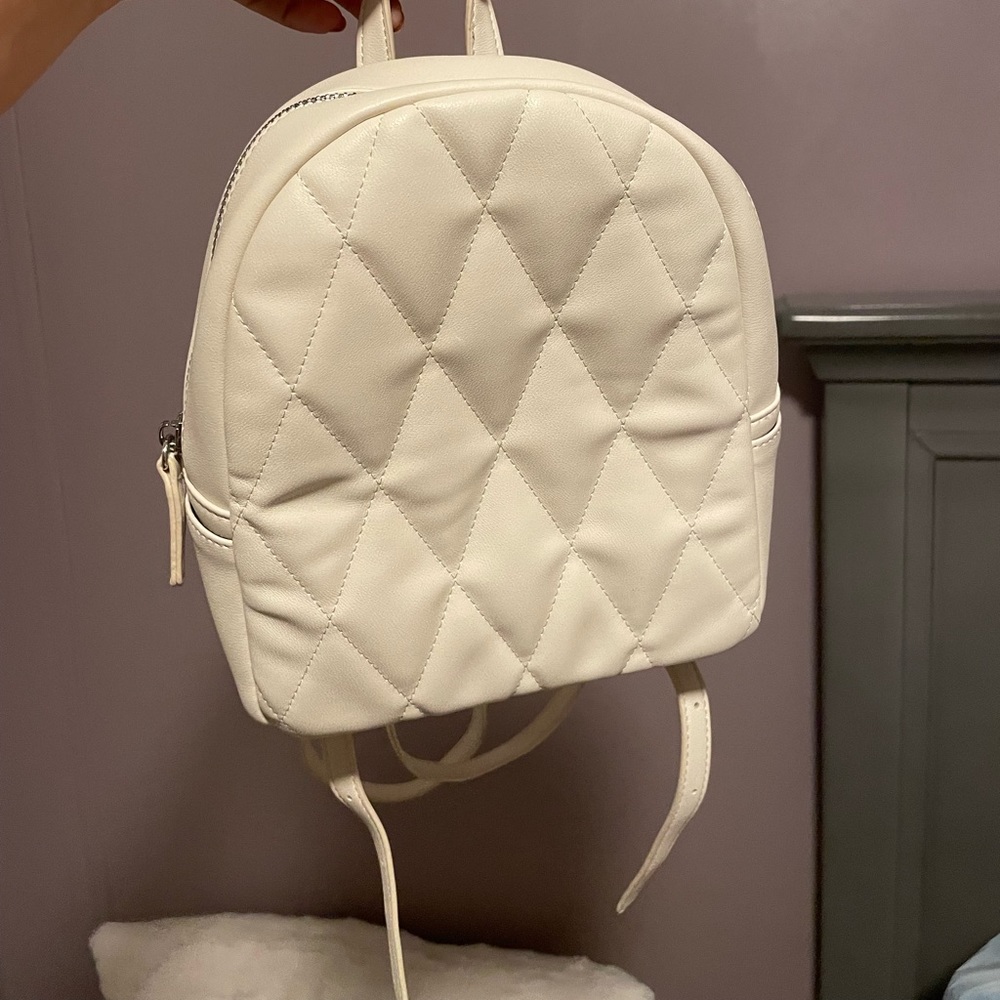White backpack